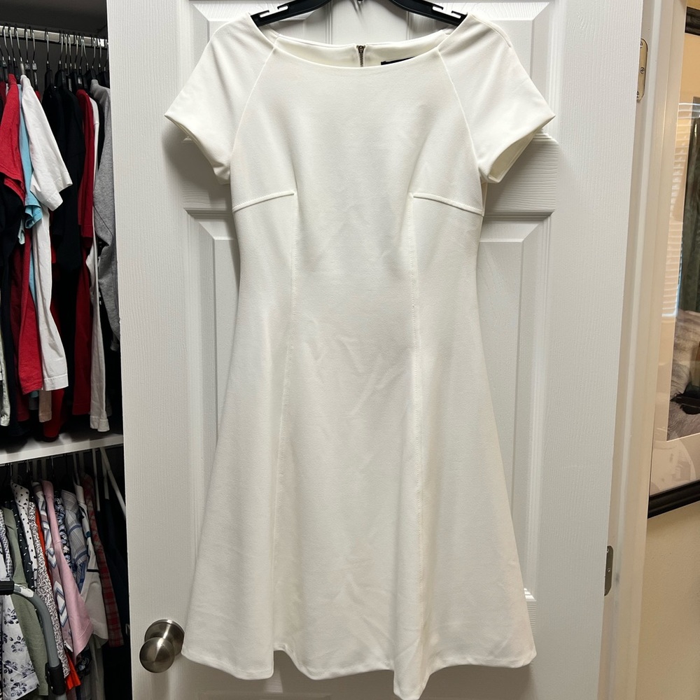 Tommy Hilfiger. Cream knee length dress.